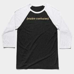 Subtitles - Visible Confusion - Subbing Baseball T-Shirt